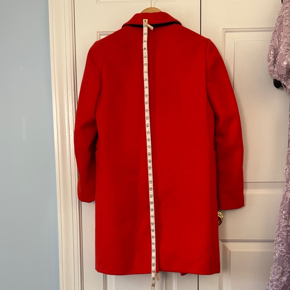 Topshop Bold Red Blazer Coat - Picture 5 of 5